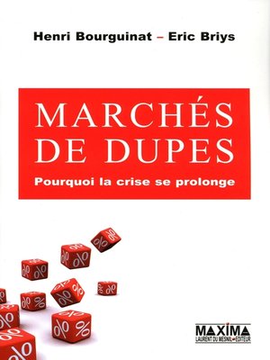 cover image of Marchés de dupes